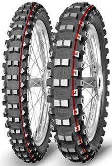 MITAS moto gume 80/100-21 51M TerraForce - MX MH medium/hard F TT / rdeča zelena črta